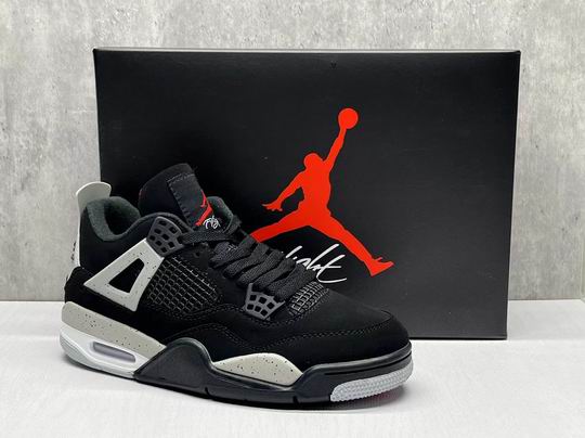 Air Jordan 4 Black Cement Men's Women's Basketball Shoes AJ4-85